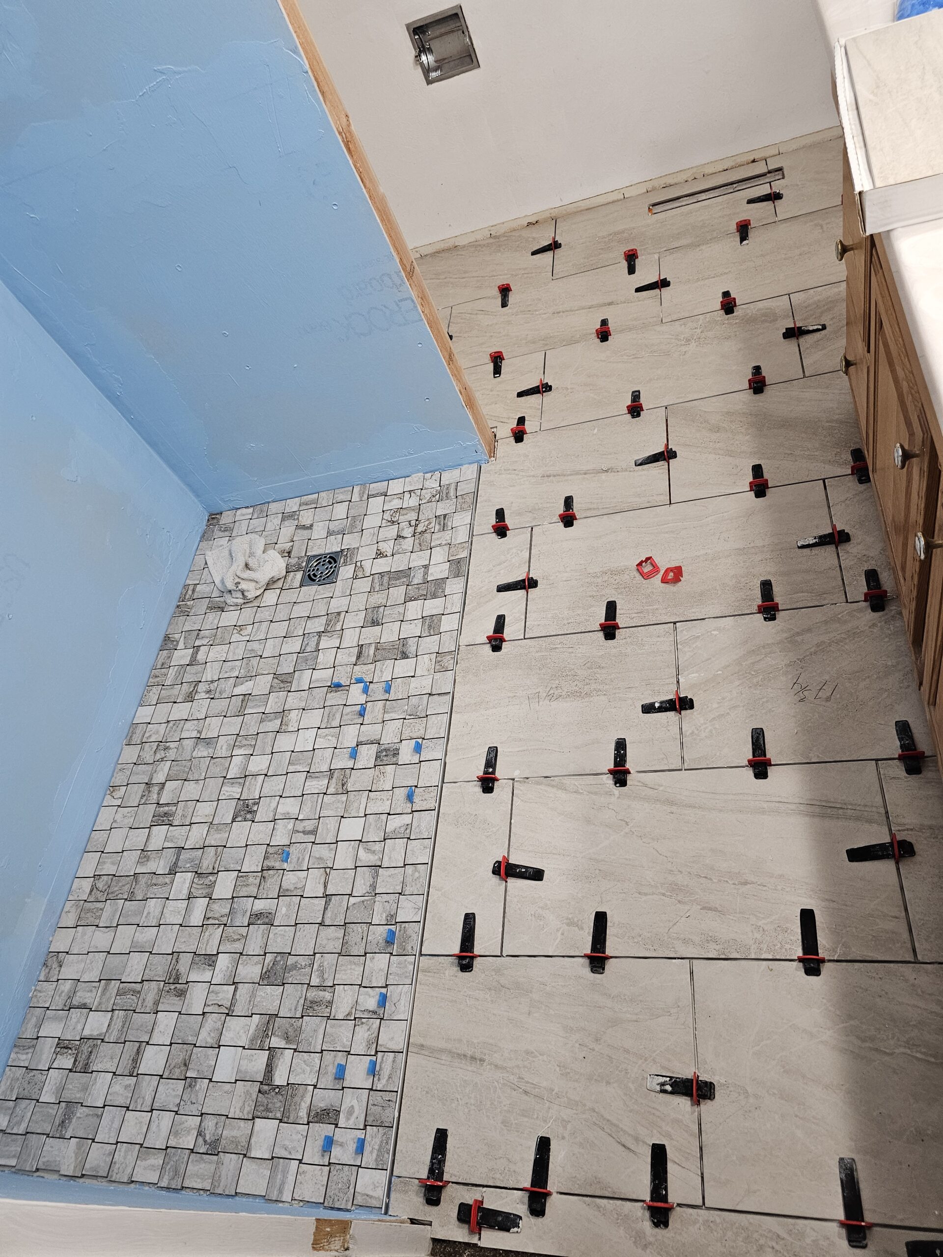 curbless shower system